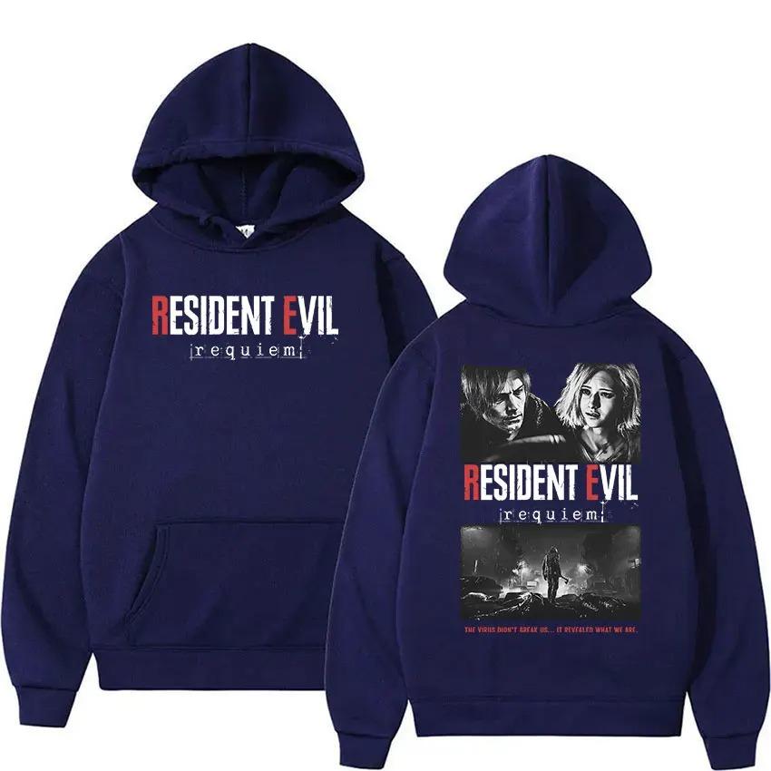 

2026 Resident Evil 4 Leon Kennedy Print Hoodie Unisex Vintage Fashion Oversized Sweatshirt Y2k Unisex Gothic Clothing Pullover Hoodies XXXL дубильна кора
