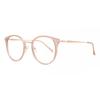 Full Rim Oval Transparent Brown Rose Gold Smartbuy Collection Tronte Mtr 97d Fashion Unisex Eyeglasses