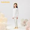 Balabala Girls' Thermal Underwear Set - Thickened Autumn/Winter Base Layer
