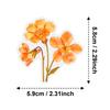 50 Watercolor Flowers Plants Transparent Pet Stickers Mori Wildflowers Daisies Ambience Pull Full Non-Repeating Stickers