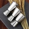 3pcs/set 15/30 20/40 25/50ml Stainless Steel Measuring Cups Party Wine Cocktail Shaker Double Tone Jigger Shot Drinks Rectification Mixed
