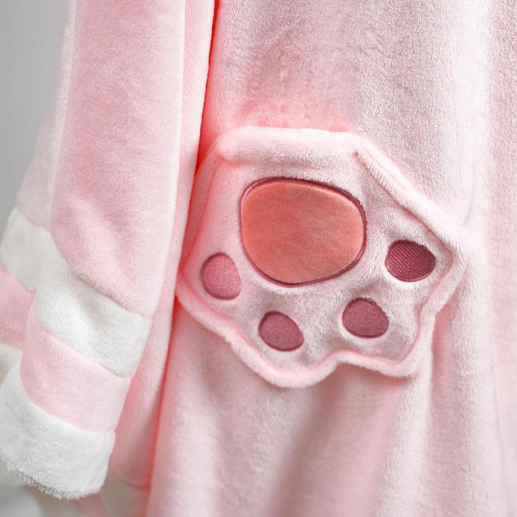 Cartoon Sheep Wool Blanket Shawl: Cozy Hooded Nap Cloak for Autumn & Winter