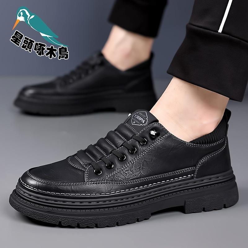 Men's fashion tooling Martin shoes 2025 new men's shoes autumn low-top casual board shoes men