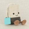 Yousheng Cute Tea Bag Plush Toy, Soft Stuffed Animal Doll for Kids, Funny Creative Plushie for Birthday Gift, Stress Relief