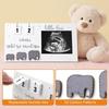 Wooden Sonogram Picture Frame Countdown Weeks Pregnancy Gift Ultrasound Photo Frame Pregnancy Must Haves Announcement