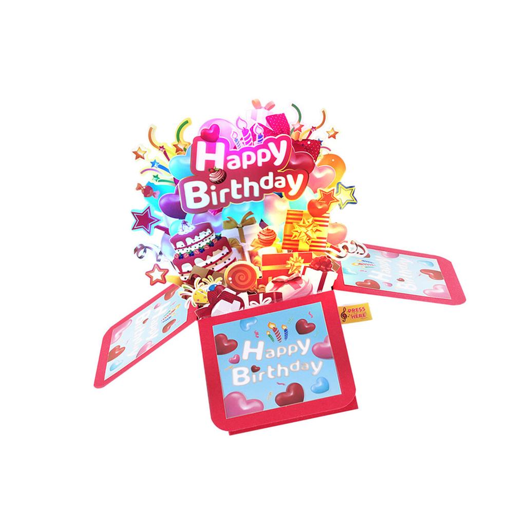 Handmade Musical Photo Frame Greeting Card Feature Built In Melodies And Sparkling LED Light Effect