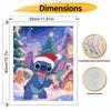 Disney Stitch Christmas Oil Painting Hand Painting Art Kit Coloring Painting Handmade Diy Home Decoration Gift