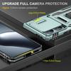For Xiaomi 14T Case Kickstand Slide Lens Lid PC+TPU Drop