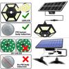 Lampe solaire suspendue pour abri de jardin, intérieur/extérieur, 180 LED, 1000 lm, avec télécommande, idéale pour grange, tonnelle ou garage.