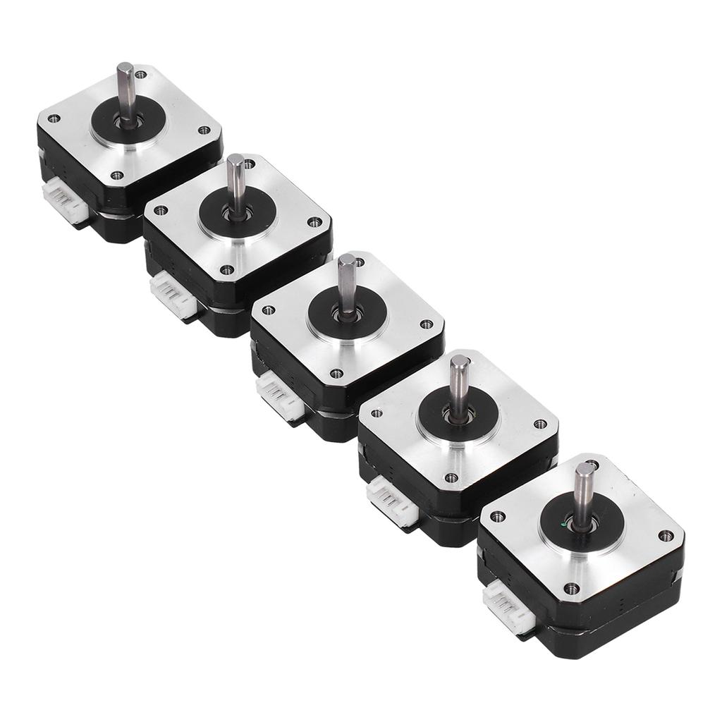 5Pcs Stepper Motor High Accuracy Stability Uniform Speed Lower Noise Three Dimensional Printer Motor