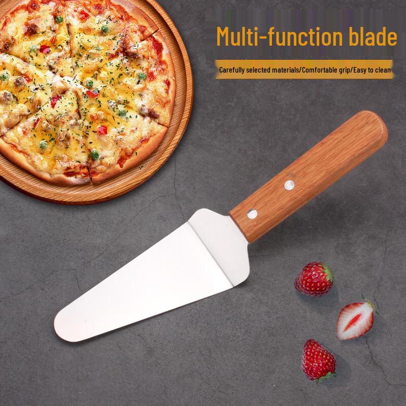 Abay Stainless Steel Wood Handle Spatula Set