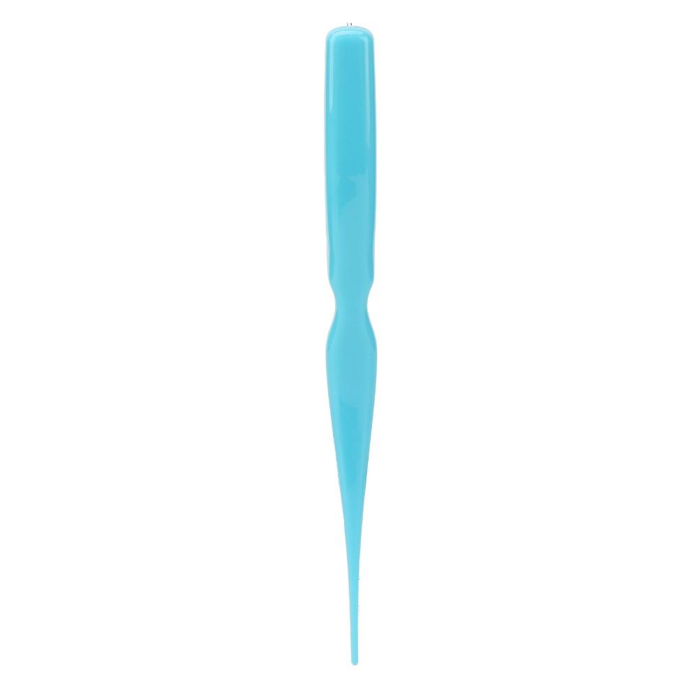 Styling Tool Nylon Bristles Hair Teasing Brush Blue Color Professional Back Combing Brush Durable Salon Teasing Brush Home Salon