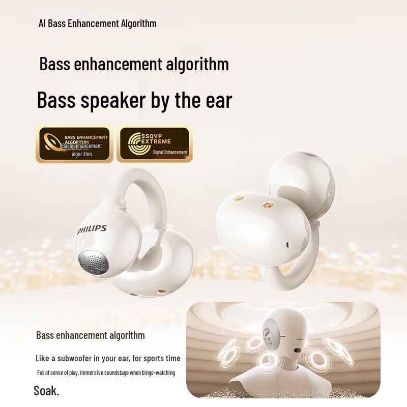 Philips Open-Ear Bone Conduction Sports Headphones