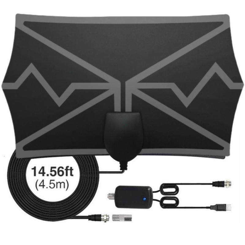 

Для автодомов, лодок, кемпинга, смарт-антенна для телевизора 4K 25 дБ, цифровая антенна Dvb-T2 1080P с усилителем as the picture