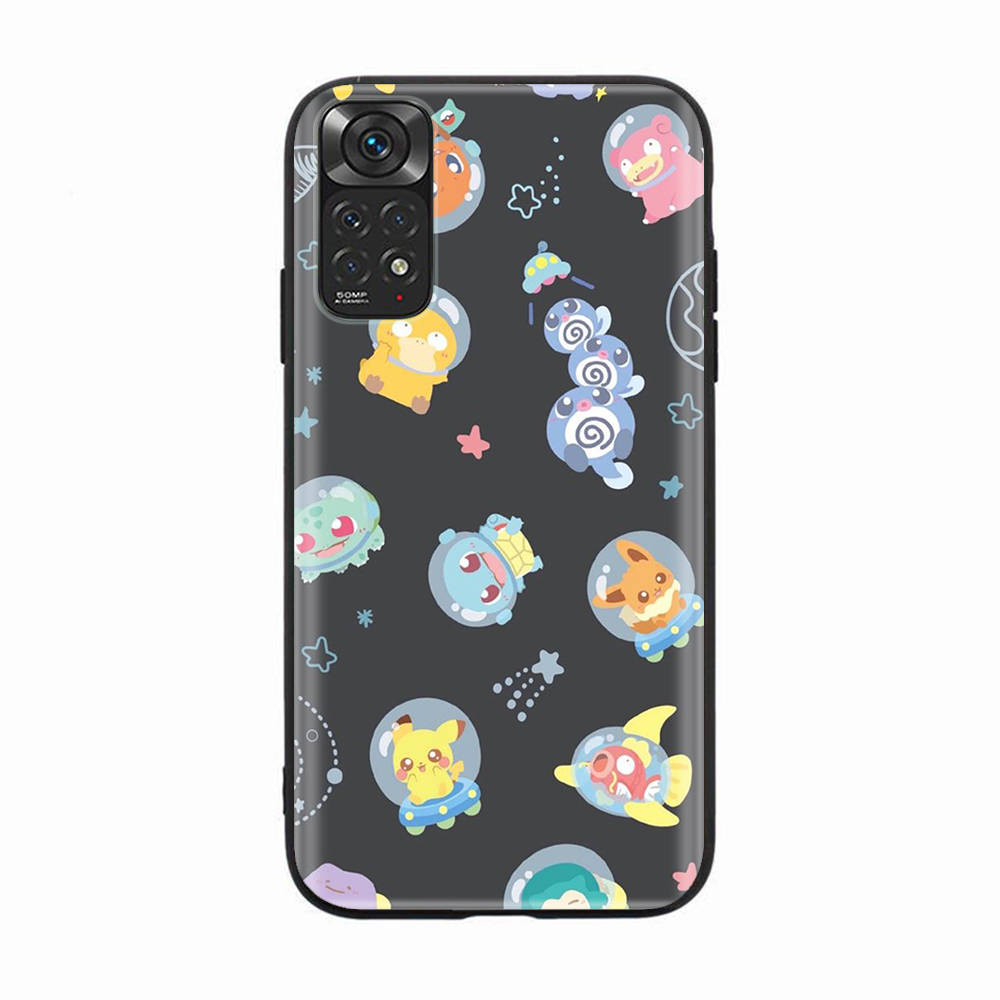 

Чехол K-89 Pokemon Black Sofe для iPhone 16 15 Plus 14 13 Mini 12 11 Pro 8 6 6S SE 5 XR XS Max Realme C30 C33 C32 9I VIVO V29 V27 V23 Y36 Huawei Y5P эбеновый