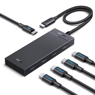 Ugreen USB C Hub with 100W PD 10Gbps USB C 5 Ports 10Gbps Data Transfer 100W PD Compatible with MacBook iPad iPhone Pro and Other USB C Devices