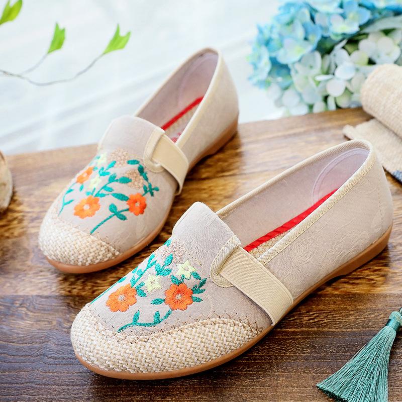 Spring New Cloth Shoes Women's Shoes Non-slip Soft Sole Trendy Fashion Versatile Canvas Shoes