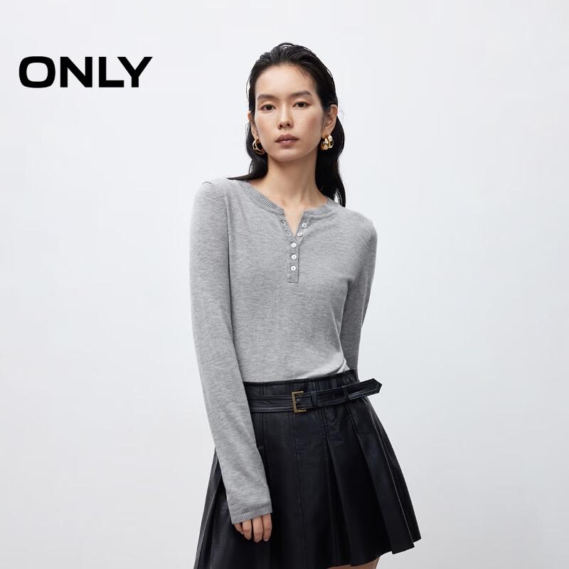 

ONLY Women s 2025 Autumn V-Neck Knit Sweater L