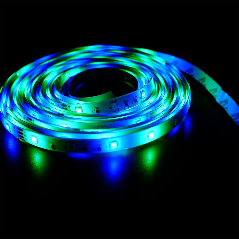RGB Color Changing LED Strip Light Kit, Remote Control Waterproof Flexible Light Strips for Indoor Decor