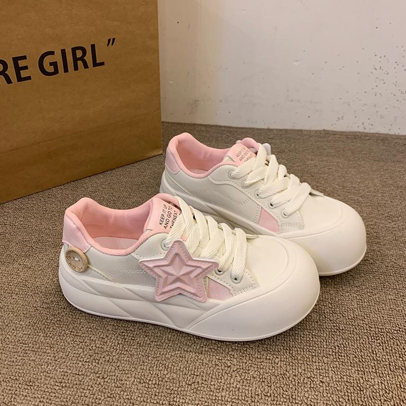 New niche original board shoes women's new spring autumn and winter platform white shoes versatile casual bread shoes