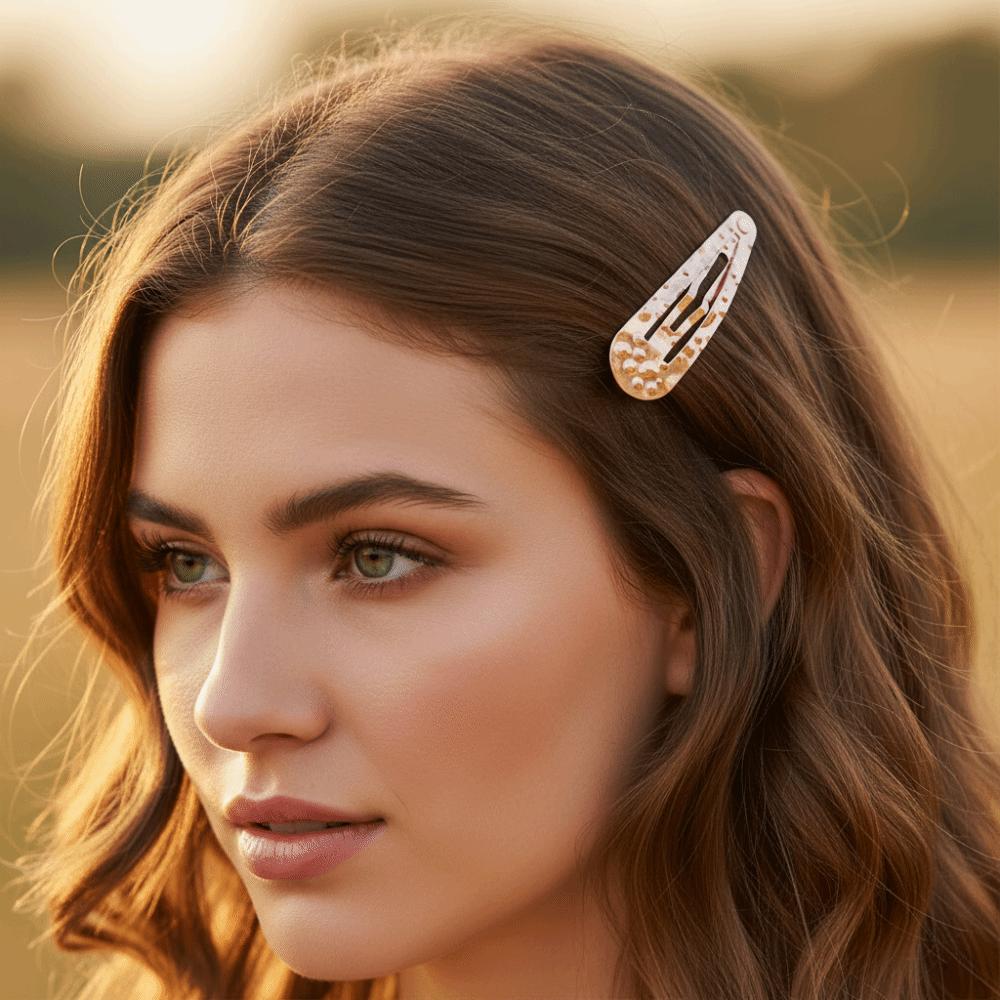 Europe & America Style BB Hairpin Y2K Metal Side Hairpin Fashion Hair Clip  For Women Girls