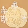 Christmas Cookie Cutter Santa Claus Baking Molds New Cookie Embosser  Kitchen Tools