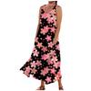 Women's Casual Comfortable Floral Print Sleeveless Cotton Pocket Dress