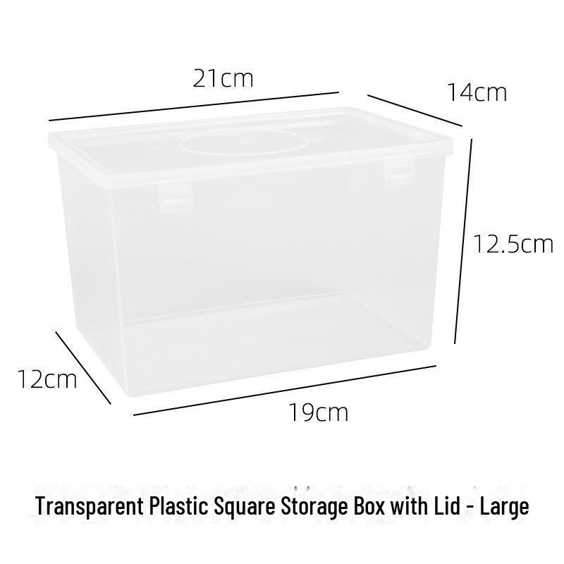 

Многофункциональный контейнер для хранения масок и лекарств Large size 21*14*12.5cm прозрачный
