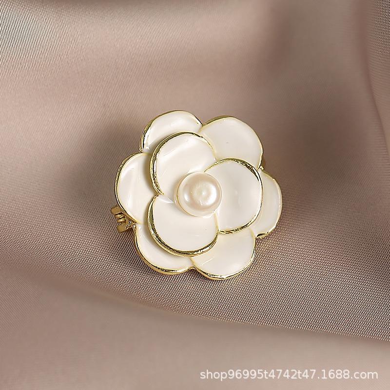 New Alloy Brooch High-end Niche Women's Peony High-end Pin Coat Suit High-end Versatile Brooch