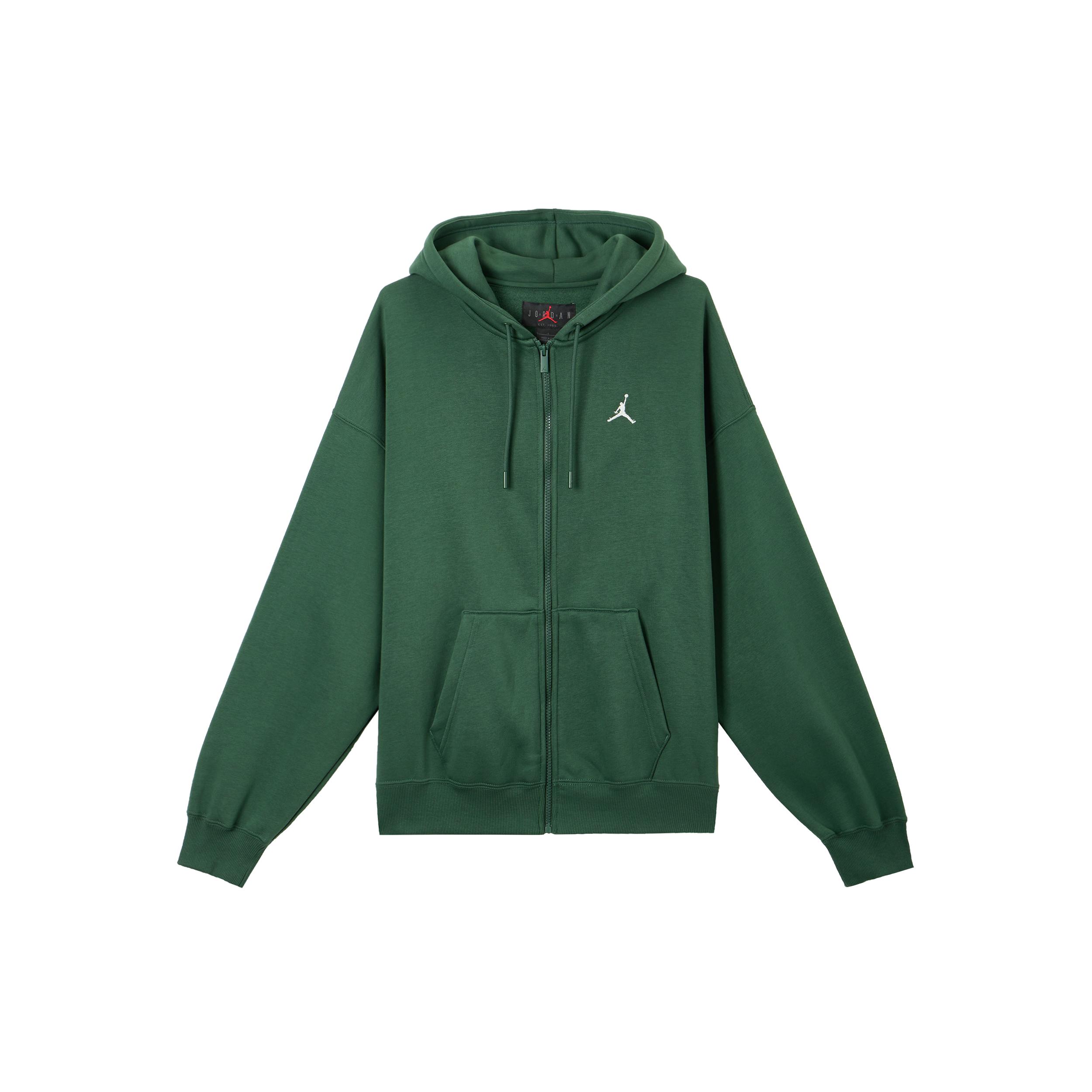 Jordan logo-detail zip-up hoodie IB7232-323 S
