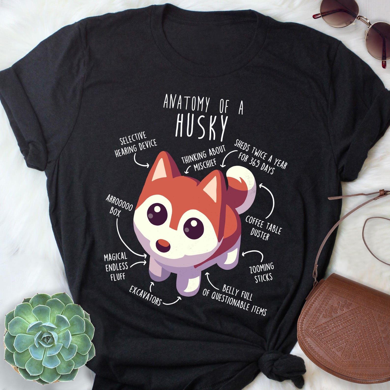 Red Husky Shirt,  , Dog Lover Gift, Cute Siberian Husky T-shirt, Funny Husky Lover Tshirt, Pet Tee, Furry Fandom, Mom, Dad 110