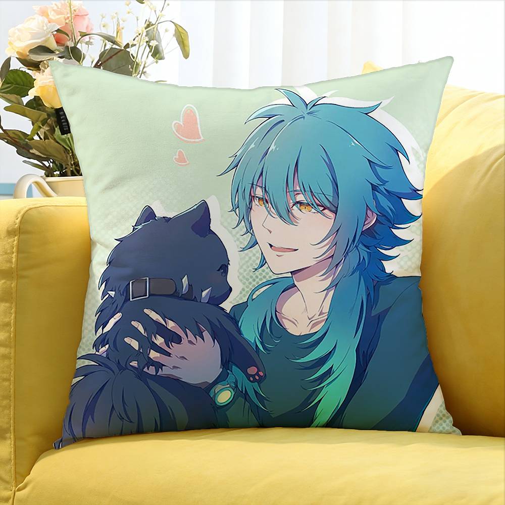 Game Dramatical Murder Aoba Seragaki World Various Sizes Square Pillow Case For Car Home Bedchamber Decor
