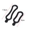4Pcs schwarz Gummiband PVC Ring für T6 LED Scheinwerfer Bike Scheinwerfer Fahrrad