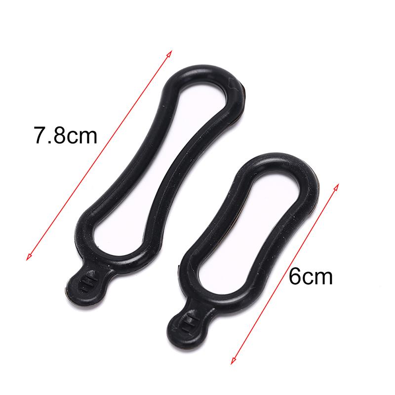 4Pcs schwarz Gummiband PVC Ring für T6 LED Scheinwerfer Bike Scheinwerfer Fahrrad