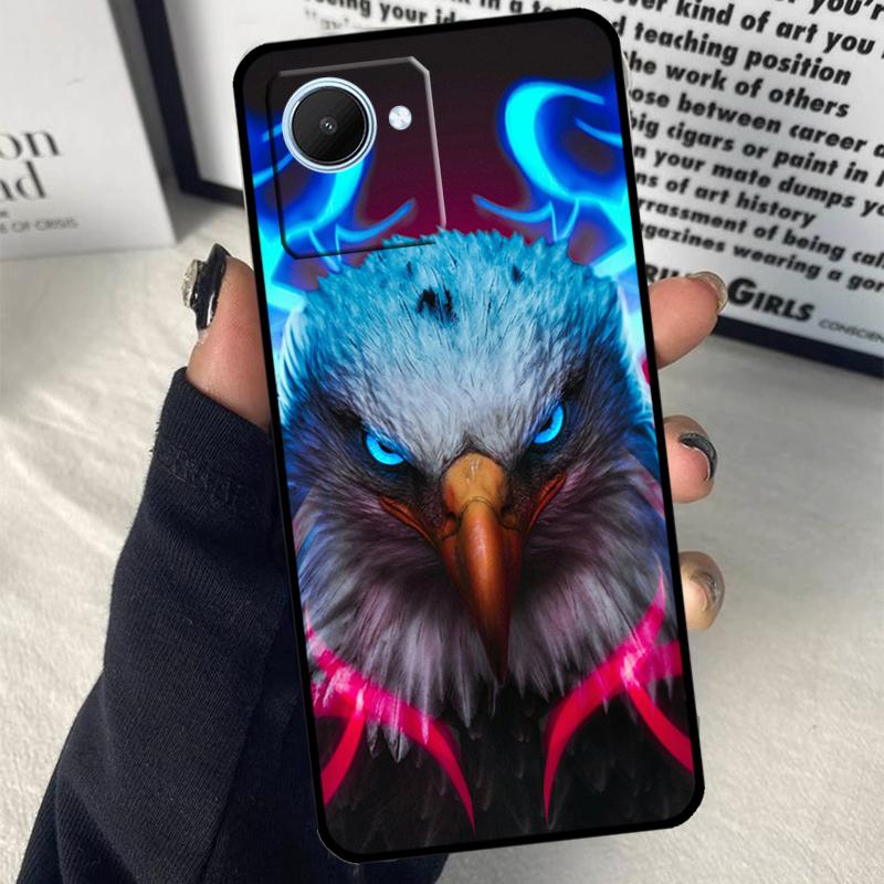 Eagle Hawk Bird Animal For Realme GT7 Pro GT6 C67 C65 C63 C61 C55 C53 C51 C71 C75 10 11 12 13 14 15 Pro Plus Case