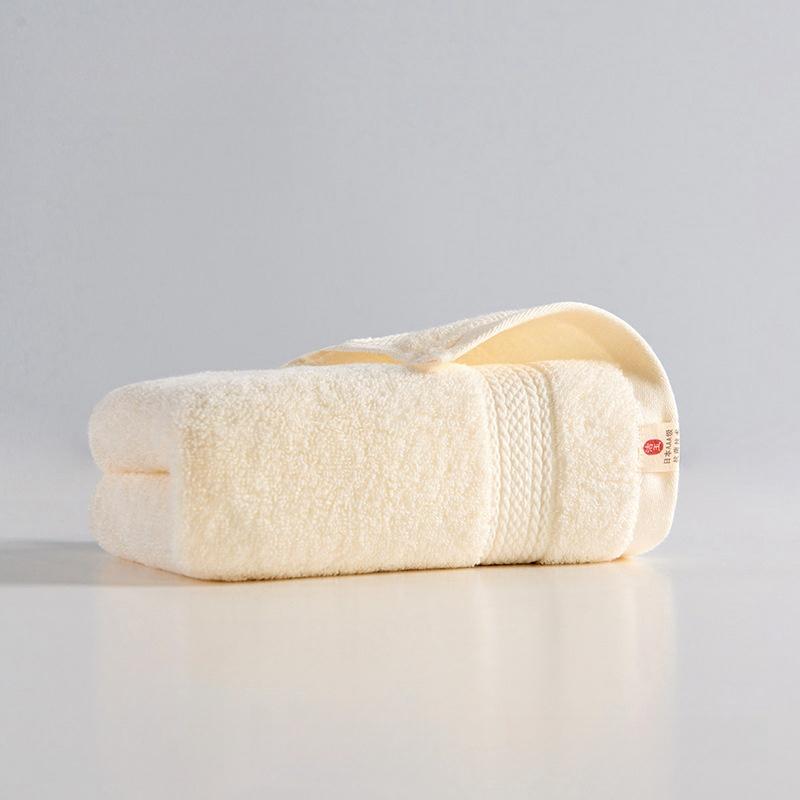 Pure cotton thickened face washing household towel, all cotton absorbent and soft shower face towel