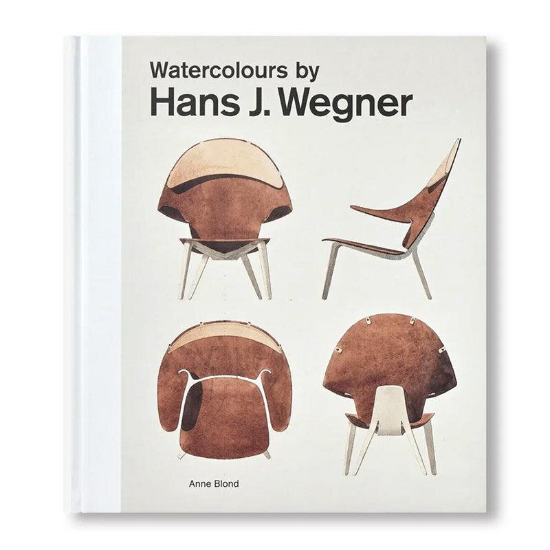 Hans J. Wegner Watercolours Art Book Hardcover Coffee Table Photography Props Scandinavian Denmark Stylish Furniture Design