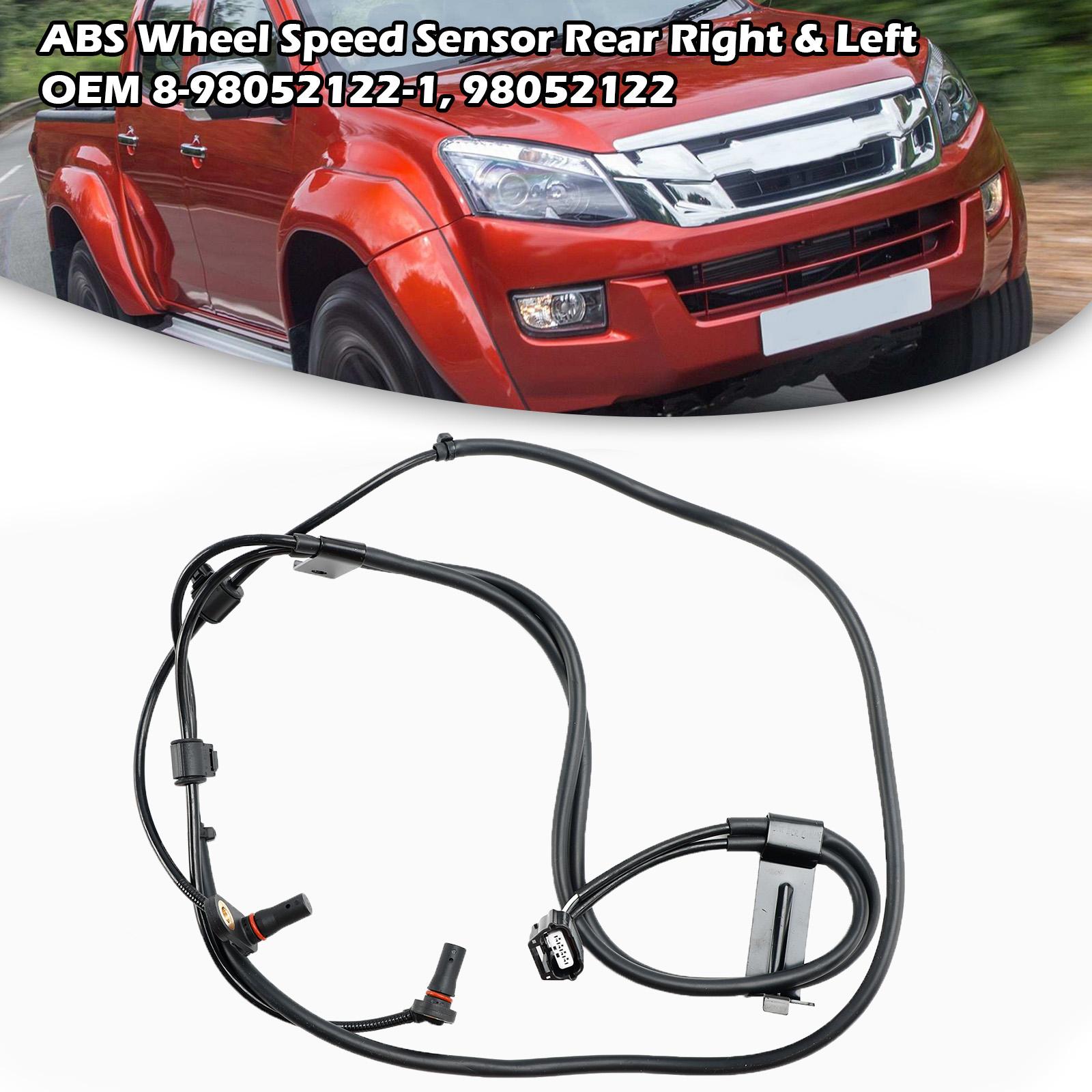 

ABS Wheel Speed Sensor Rear Right & Left For Isuzu D-MAX Mk2 2012-2020