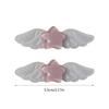 2pcs Lovely Pill Star Wings Hair Clip Hairpins Fashion Hair Barrettes Sweet Headpiece Hair Accessories for Women Girls