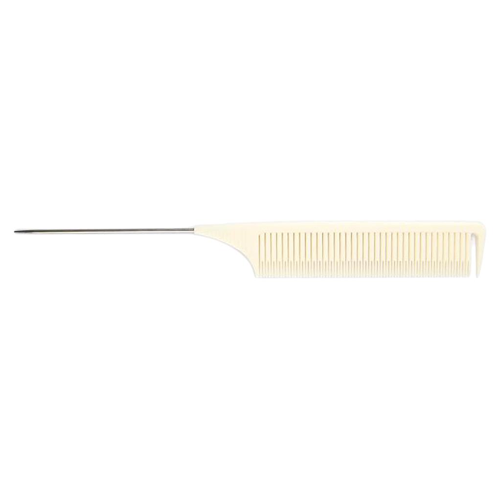 2x Professional Weaving Highlighting Foiling Hair Comb For Salon Beige