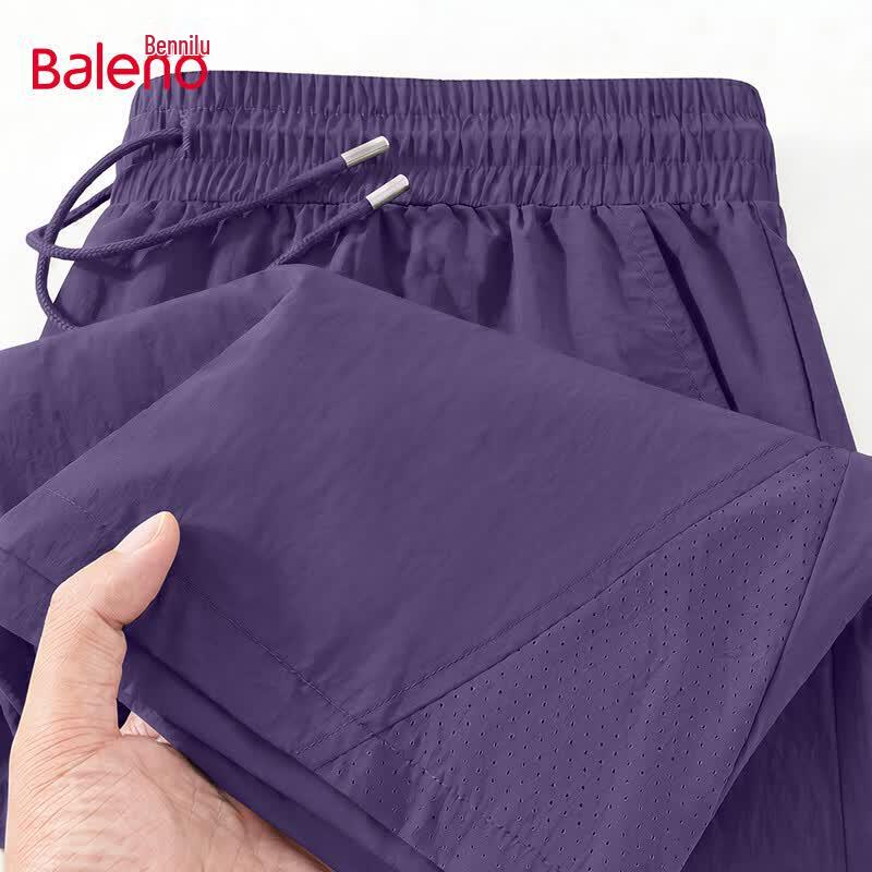 Baleno Men s Ice Silk Sun Protection Quick-Dry Shorts M фиолетовый