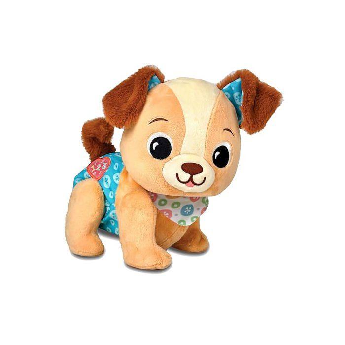 Animal en peluche chiot - VTech - 13x23.5x26 cm - Réaliste - Chien - Brun - Unisex - Sécurité enfant - Plastique