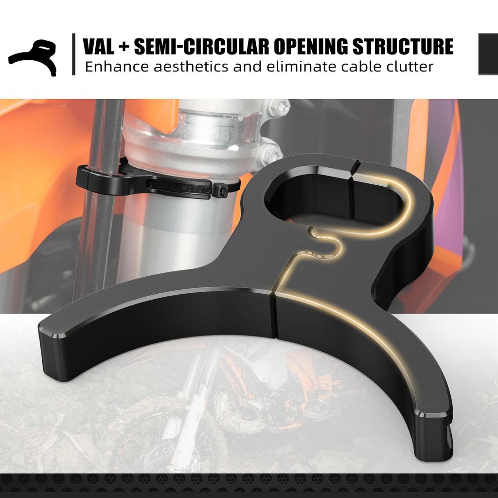 NICECNC For KTM EXC 300 2004-2026 Front Brake Line Guide Clamp Holder For KTM EXC-F 350 SXF 450 Husqvarna TE 300 GasGas EC 300