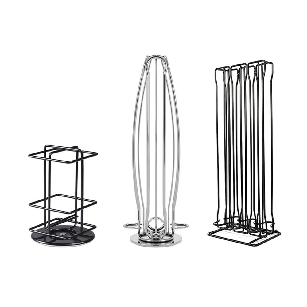 Metal Coffee Pod Holder 360° Rotatable Capsules Storage Organizer for Nespresso For Home Kitchen
