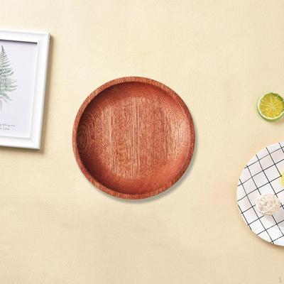 Vassoio da Servizio in Legno Piatto per Caffè Tè Organizzatore Decorativo Colazione per Dessert