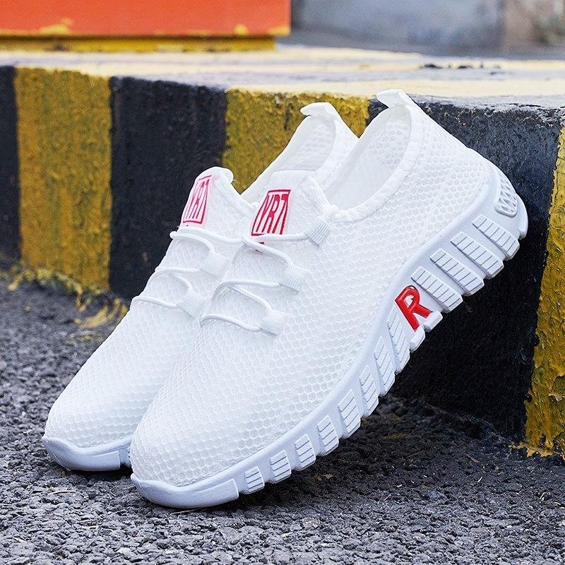Summer Mesh Cloth Shoes Shoes Hollow Breathable Mesh Sports Shoes Casual Mother Shoes