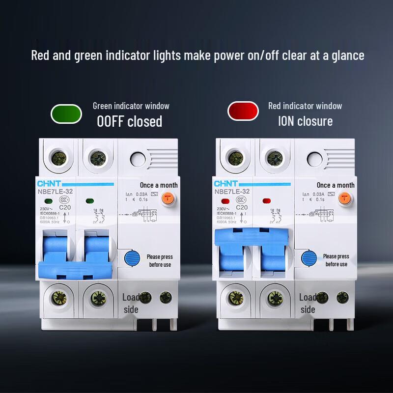 Chint NBE7LE Household Leakage Protection Circuit Breaker