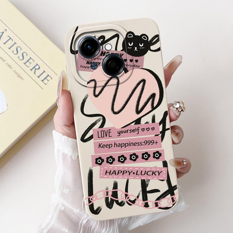 For Tecno Spark Go 1 Case 6.67" Beautiful Flower Painted Cover Soft Silicone Phone Case For Tecno SparkGo 1 Go1 Capa Coque