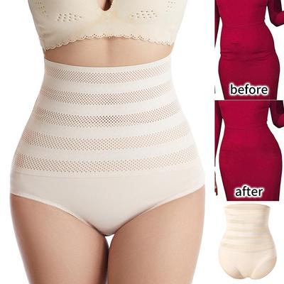 Damen Shapewear Miederslip mit hoher Taille und hohem Bund, Figurformender Unterrock, Figurformender Miederslip, Figurformender Miederslip, Figurformender Miederslip