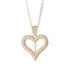 Fashionable And Versatile Love Cross Pendant Necklace Minimalist Design Delicate Collarbone Chain
